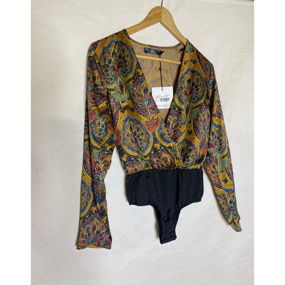 Missguided colorful design bodysuit. New with tags